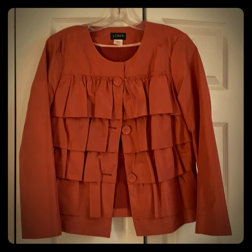 Jcrew Silk Jacket - image 1